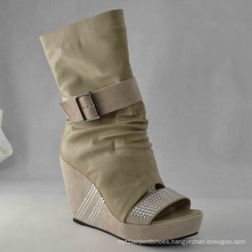 New Style Fashion High Heel Dress Boots (HCY03-048)